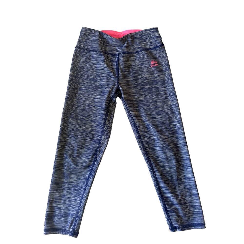 RBX crop purple blue stripe pant size 7/8